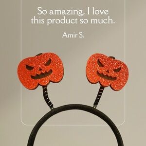 Halloween Pumpkin Headband for Kids